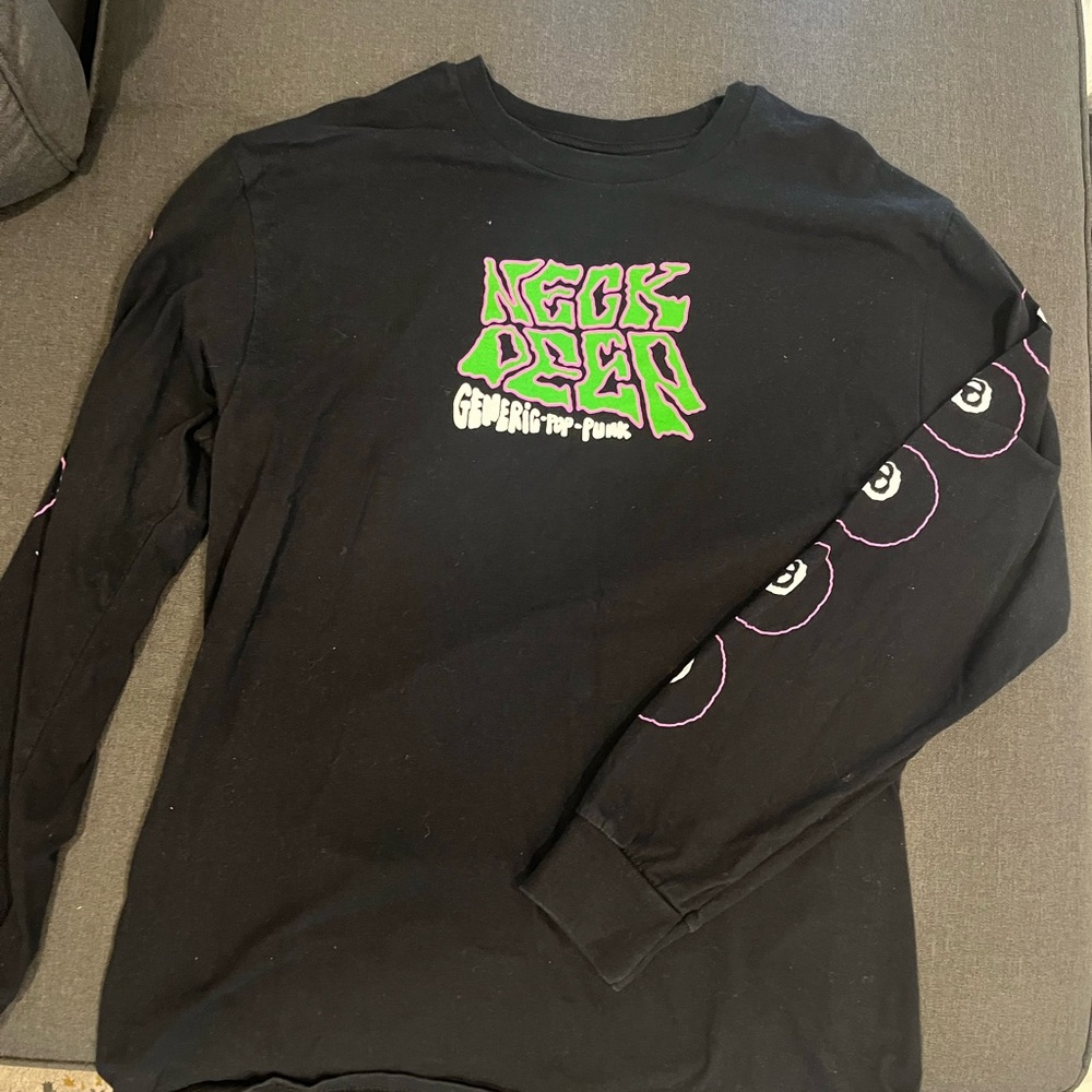 Black Long Sleeve Graphic Tee
